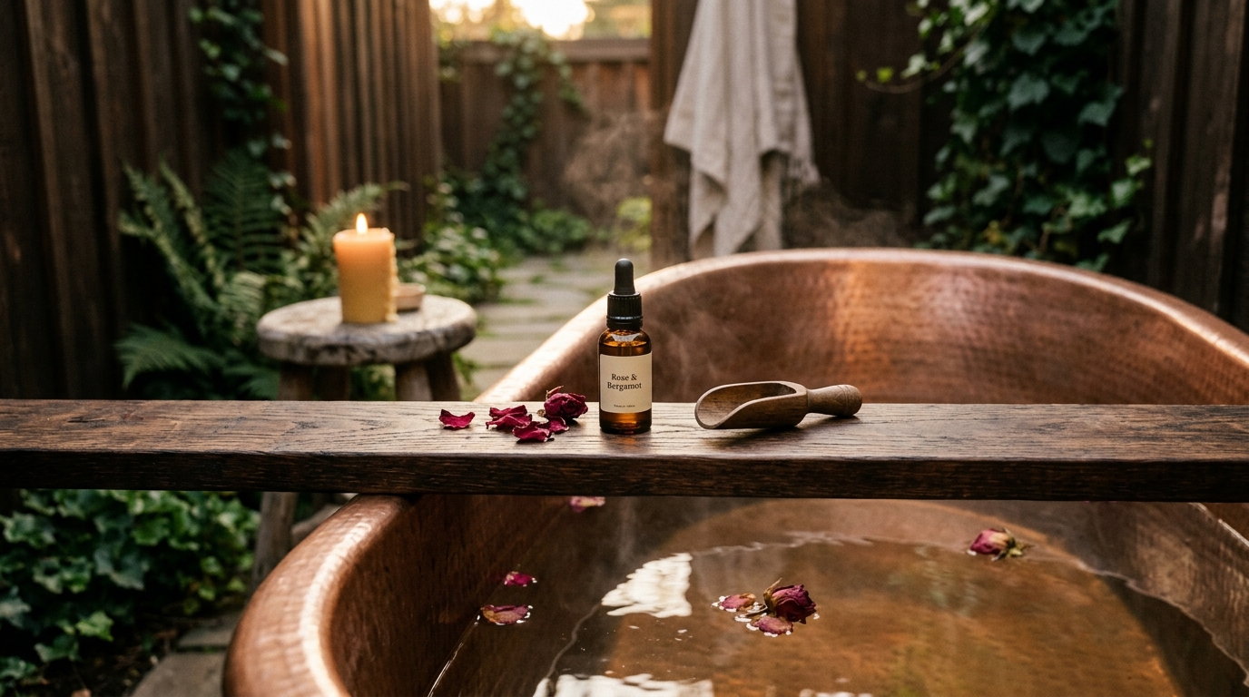 Conceptual render of the Aromatherapy Soak